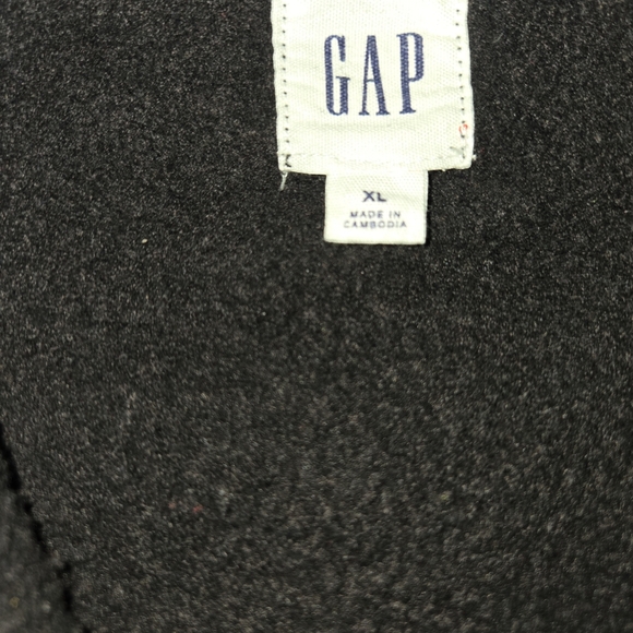 GAP Black Logo Hoodie Men's Size XL - Picture 3 of 4